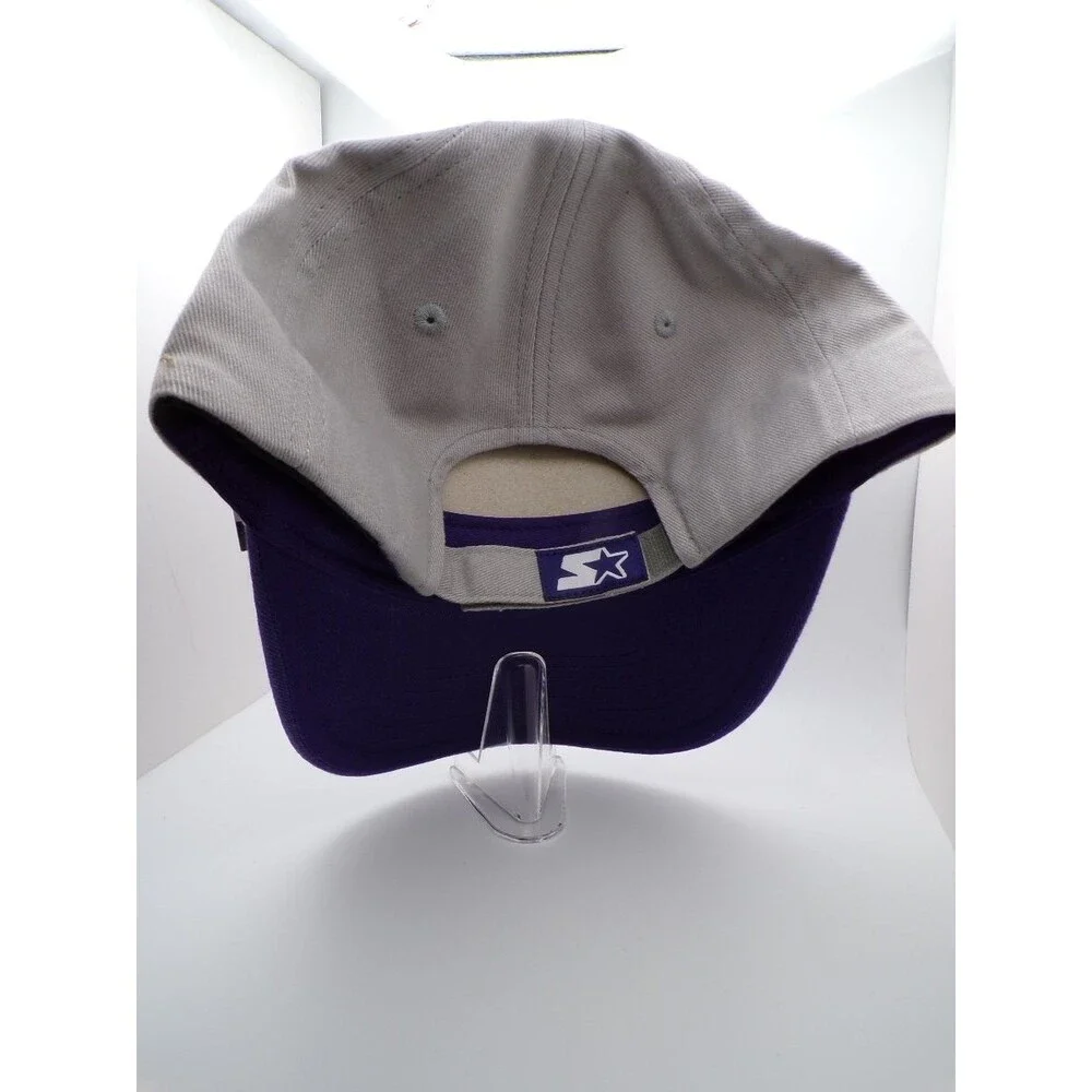 Starter Boys Adjustable Kansas State Wildcats Baseball Cap Purple Gray